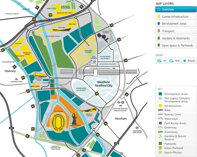 2012 Olympics proposed map
